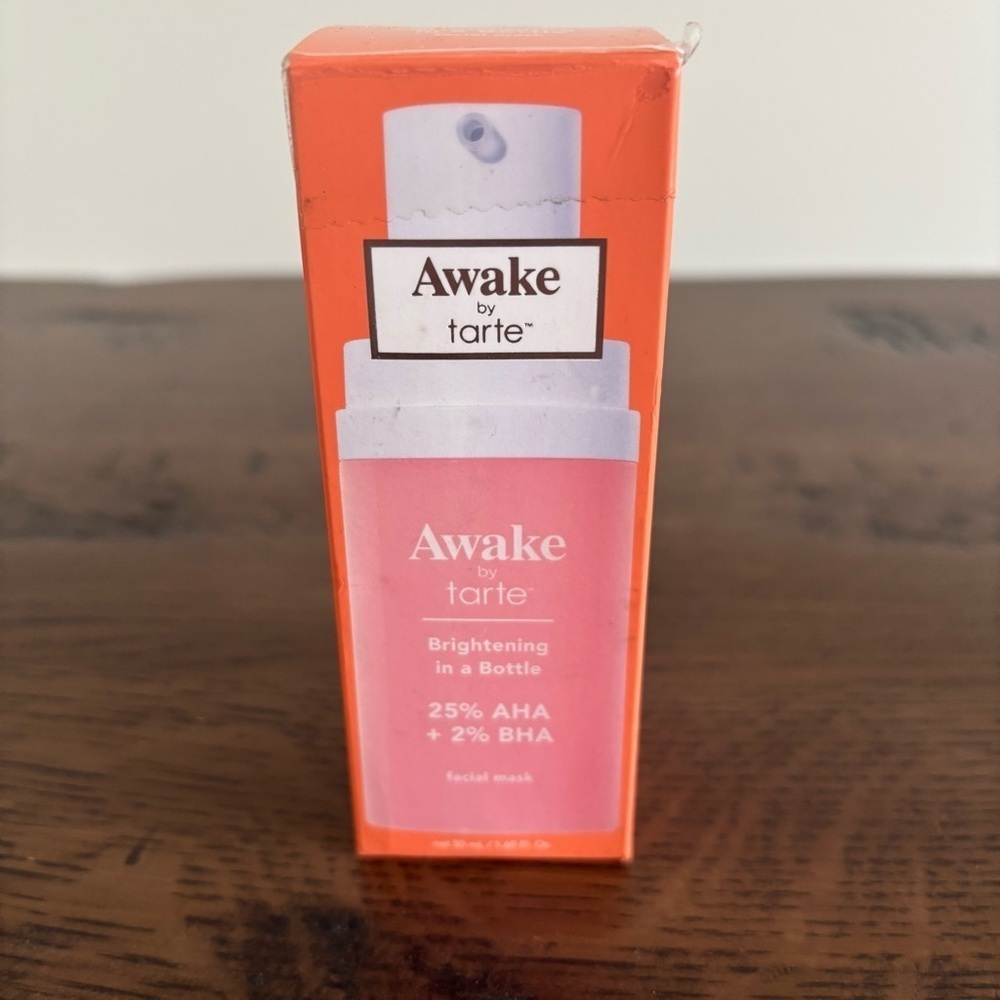 Awake By Tarte Brightening In A Bottle BHA AHA Facial Mask Skin Care